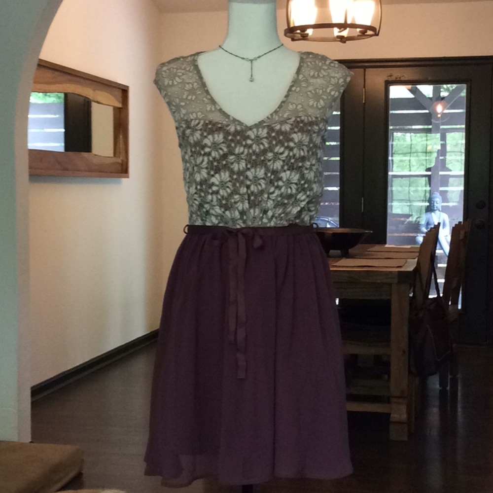 ModCloth Moon dress burgundy M